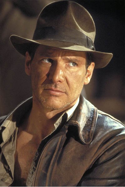 Indiana Jones in his battered brown fedora