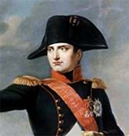 Napoleon Bonaparte in his bicorne hat